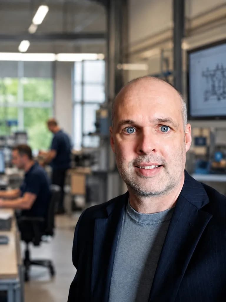 Portrait professionnel de Martin Thomas, analyste programmeur et consultant TI senior CentauriZon.